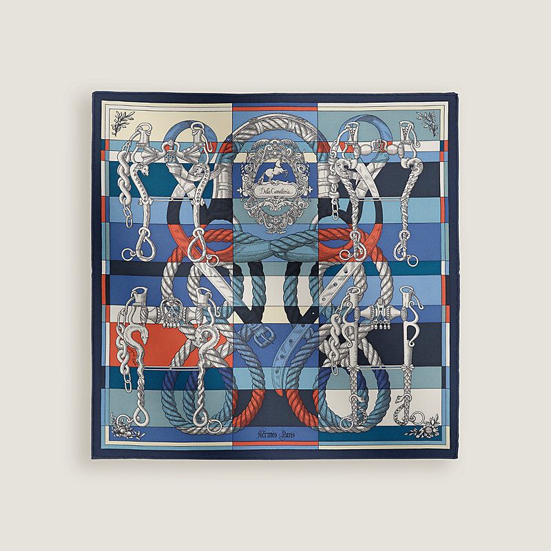 Gavroche 45 Della Cavalleria - Bleu | Hermès Canada